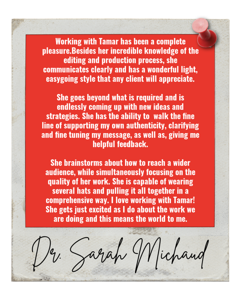 Dr Sarah Michaud Leaving CrazyTown